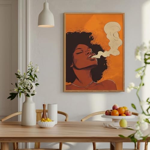 Black Woman Art African American Women Black Girl Wall Art 16x24IN Unframed - Image 2