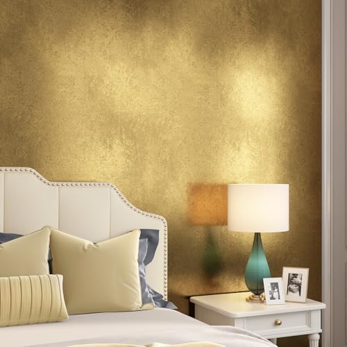 15.7x317" Gold Peel and Stick Wallpaper Vintage Kitchen Wallpaper Waterproof - Image 3