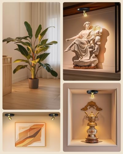 Rechargeable Battery LED Spotlight Indoor: Wireless Mini Art Accent Spot Lights - Image 7