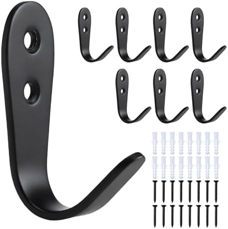 Stainless Steel Hooks for Hanging, Heavy Duty Hook, Wall Hooks Key Holder Wall by IBERDE
