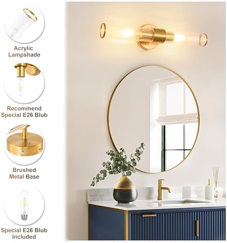 Gold Battery Operated Wall Sconces 1 Pack, Dimmable Rechargeable Sconce - Image 6