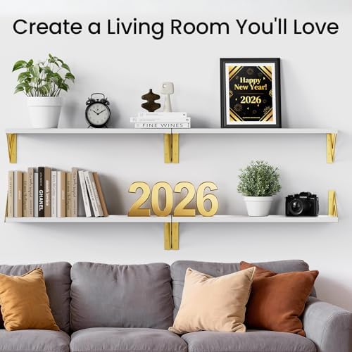 BAYKA 22.4 in Long Wall Mounted Floating Shelves - Image 3