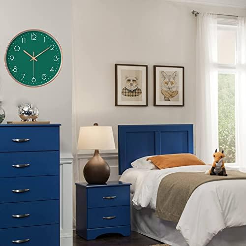 12 in Wall Clock Non-Ticking Quartz Silent Battery Operated Round Clocks Home - Image 5