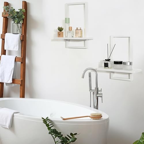 Floating Shelves for Wall, Decorative Wall Shelves, Plants Shelf Framed - Image 6