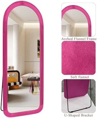 Full Length Mirror 56"x20" Arch Floor Mirror - Image 6