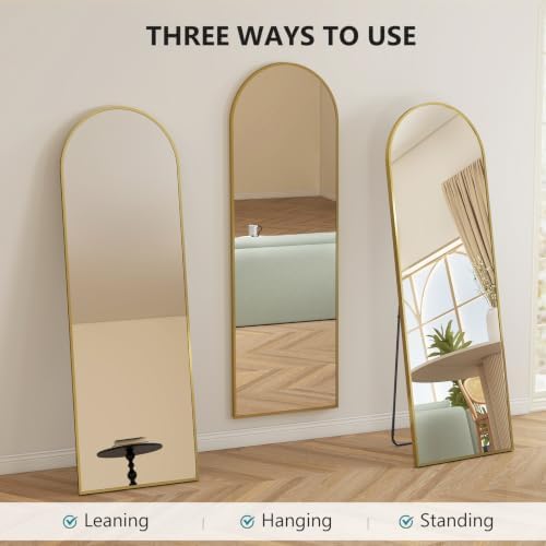 DUMOS 64"x21" Arched Full Length Mirror - Image 6