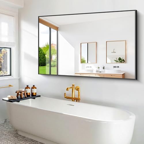 BONEWEI Bathroom Mirror, 60x40 inch Bathroom Mirrors - Image 4
