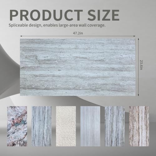 5 PCS 47.2"x23.6"3D Faux Stone Wall Panels - Image 4