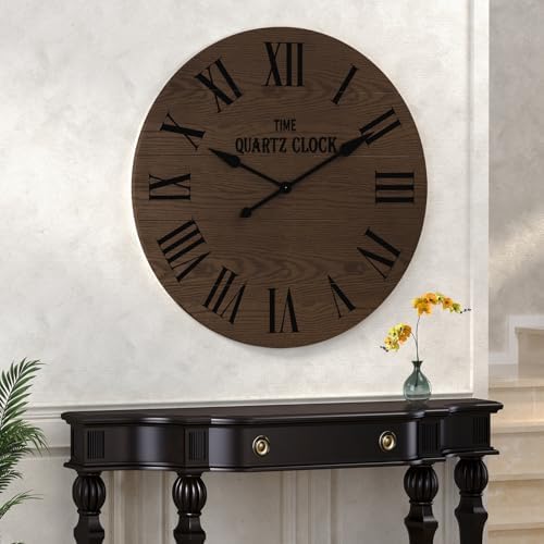 ARTPOWER 35.5” Extra Large Giant Farmhouse Wall Clock - Image 5