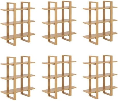 Nathan James Floating Wall Book Shelves, 3-Tier Display Shelf, Decorative - Image 7