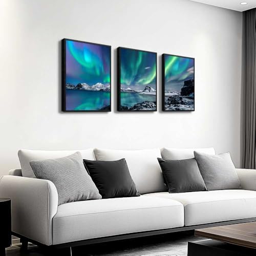 MHARTK66 Abstract Wall Art, 12x16in Set of 3 Piece Framed Draw, Modern Home - Image 2