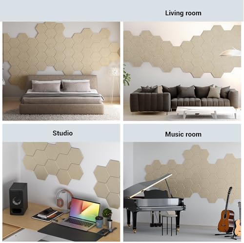 Acoustic Panels, Magrowill 12-Pack Soundproof Wall Panels 12 X 10 X 0.4 Inches - Image 6
