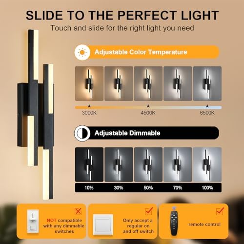 Benkut Modern LED Vanity Lights Set of 2 - Image 2