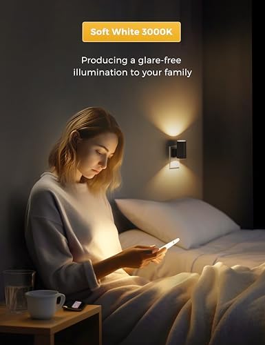 L LOHAS LED Night Light Plug in, Night Lights Plug into Wall, Soft White - Image 6