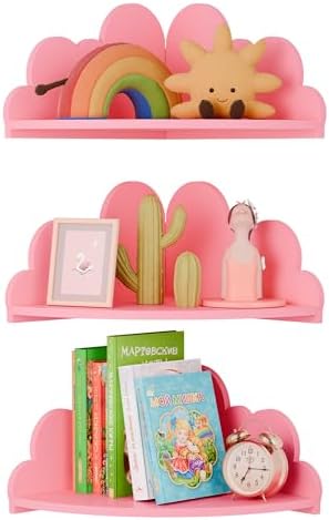 Cloud Floating Corner Shelves by Beskadi