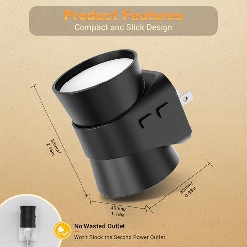 JandCase Night Light, Night Lights Plug Into Wall - Image 7