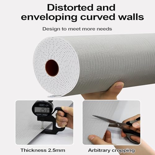 3D Faux Stone Peel and Stick Roll-15.7"x110"Thick PVC Foam Wall Paneling - Image 5
