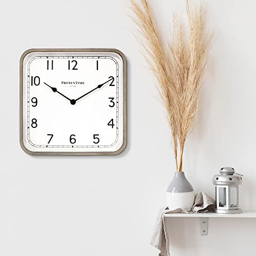 Presentime 16" Anton Modern Farmhouse Square Clock - Image 2