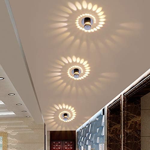 Uonlytech Led Light Fixture Modern Spiral Light Led Sconces Indoor Wall - Image 2