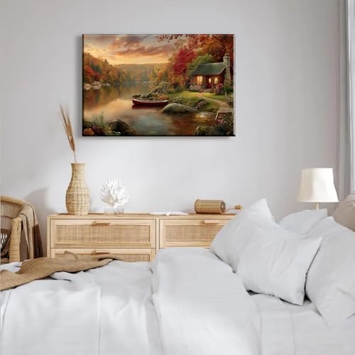 Serene Landscape Canvas Wall Art - Image 3