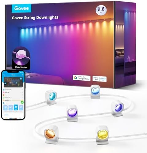 Govee Smart RGBIC String Downlights, 9.8ft by Unknown