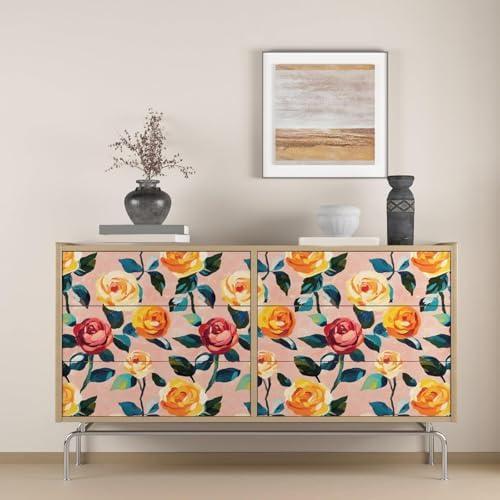 Laatse Watercolor Boho Floral Peel and Stick Wallpaper 17.5" 118" - Image 7