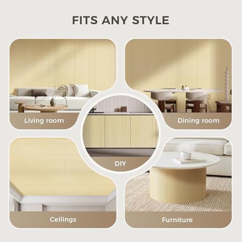 OUZUGIE 1 Pack 96x24 Inch Natural Bamboo Wall Panel - Image 4