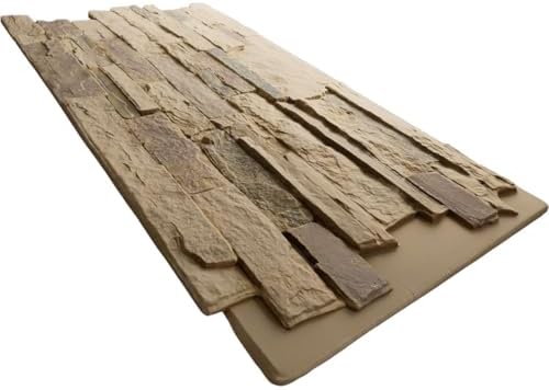 EverStone Acadia Ledge Faux Stone Panel, Adobe Color - Image 6