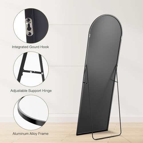 OLIXIS 64"x21.5" Arched Full Length Mirror - Image 5