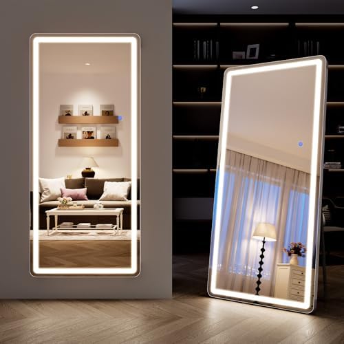 76" x 34" Rectangle Full Length Mirror by WISSMIELSHOME