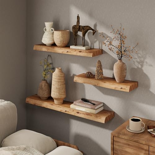 Marsmiles 24in Wood Floating Shelves - Image 2