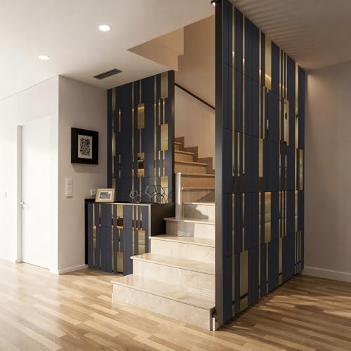 Geelin 4 Pack 3D Wall Panels Peel and Stick Fluted - Image 5