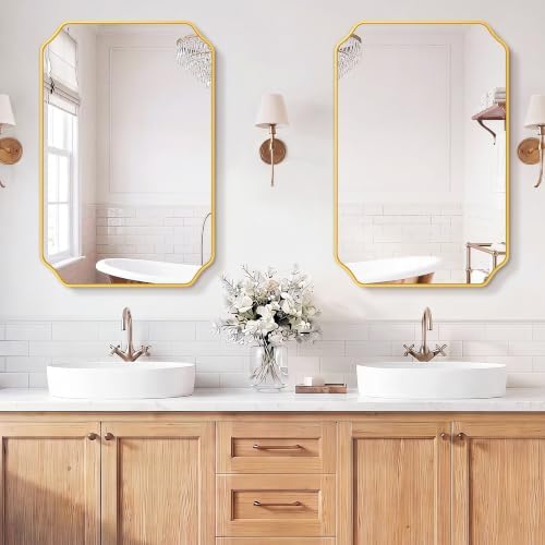 Gold Vanity Bathroom Mirror - Image 3