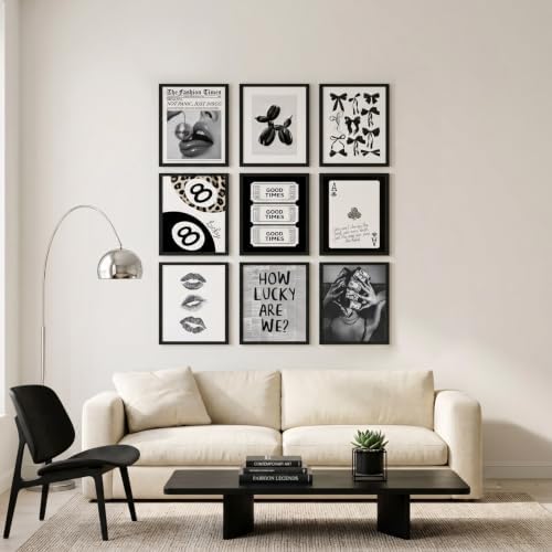 ZBMYYGO Trendy Black and White Wall Art, Vintage Fashion Leopard Canvas Posters - Image 5