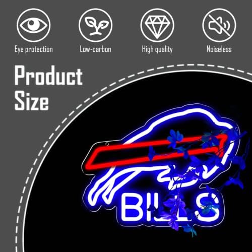 Buffalo Football Neon Signs for Wall Decor Neon Lights for Business Led Signs - Image 3