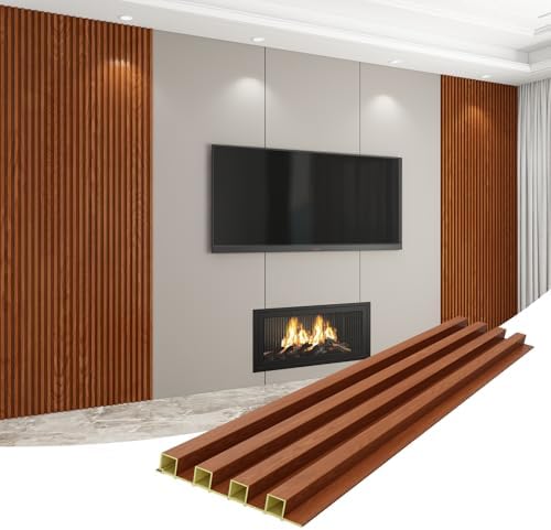 Slat Wall Panel 8-Pack, 118’’x6.1’’ by Unknown