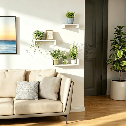SRIWATANA White Floating Shelves - Image 5