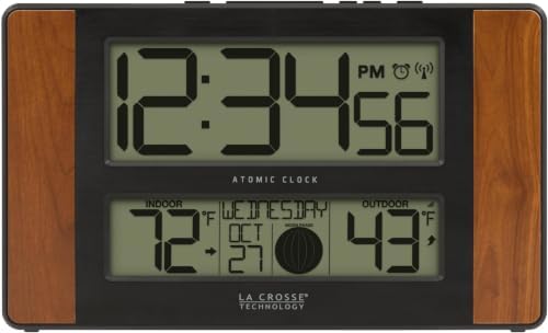 La Crosse Technology Wall/Table Clock, 6.61-in x 11.1-" x 1.14-" by LaCrosseTechnology