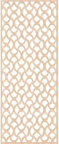Resort Decorative Pierced Fretwork Wood Wall Panels, 21 3/8"W x 54 3/8"H x 1/4"T - Image 4