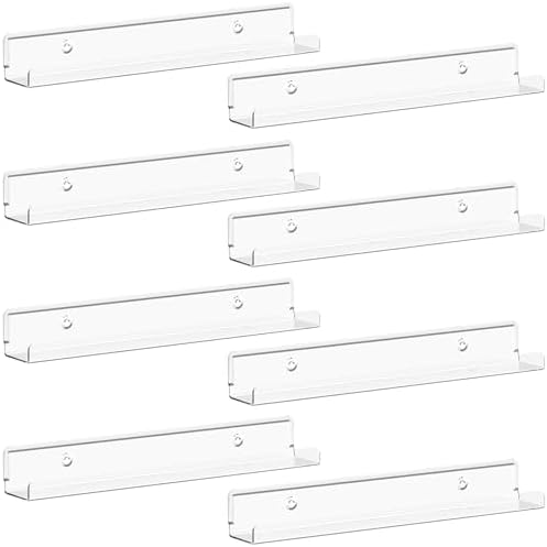 Lifewit Narrow Acrylic Floating Shelves by Lifewit
