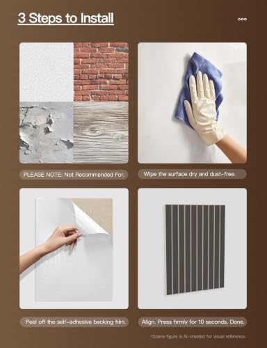 Acoustic Panels, Peel And Stick Acoustic Wall Panels - Image 6