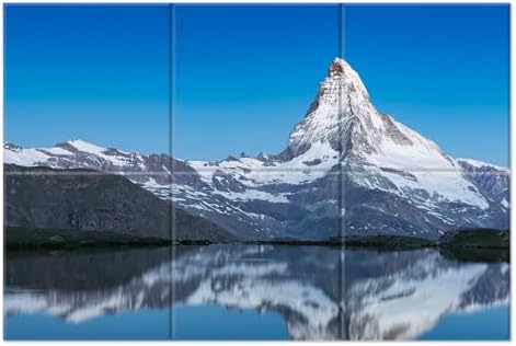 JBER Art Acoustic Panels 72" x 48", Sound Absorbing Wall Art, Matterhorn by JBER