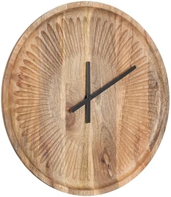 Kate and Laurel Grear Modern Numberless Round Wall Clock, 17 Inch Diameter by KateandLaurel