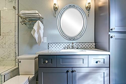 OVALCREST Oval Beveled Wall Mirror - Image 4