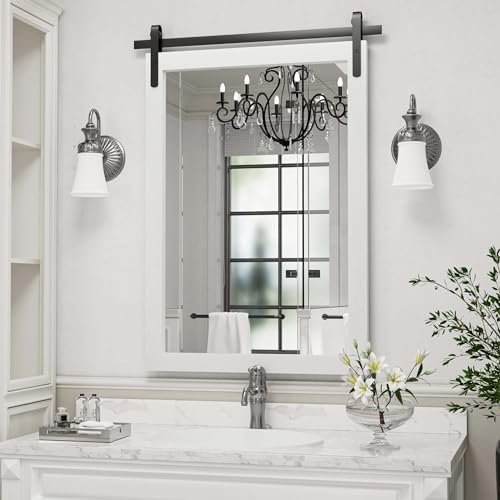 PAIHOME Farmhouse Bathroom Vanity Mirror - Image 3