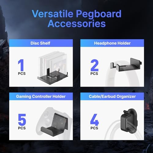 PEGZONE Controller and Headphone Holder Wall Mount - Image 4