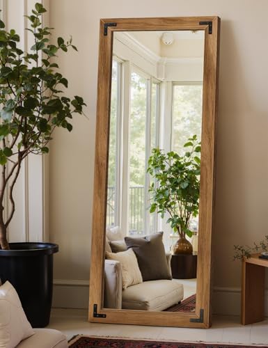Wood Framed Full Length Mirror for Wall by TRAHOME