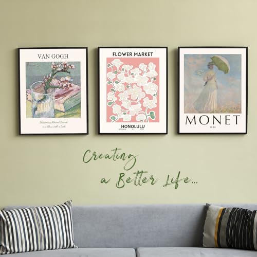 QIAOMICS Colorful Flower Market Wall Art Prints, Abstract Matisse - Image 6