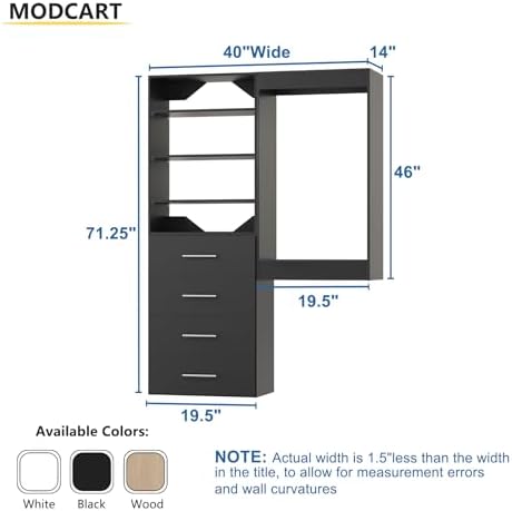 Modular Closet, Wall Mounted - Image 2