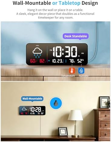 Digital Wall Clock, Digital Clock Large Display - Image 6